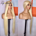 Blonde 13x4 Lace Front Wigs Baby Hair Brazilian Straight Remy Human Hair Wigs for Women 613 Color Wigs